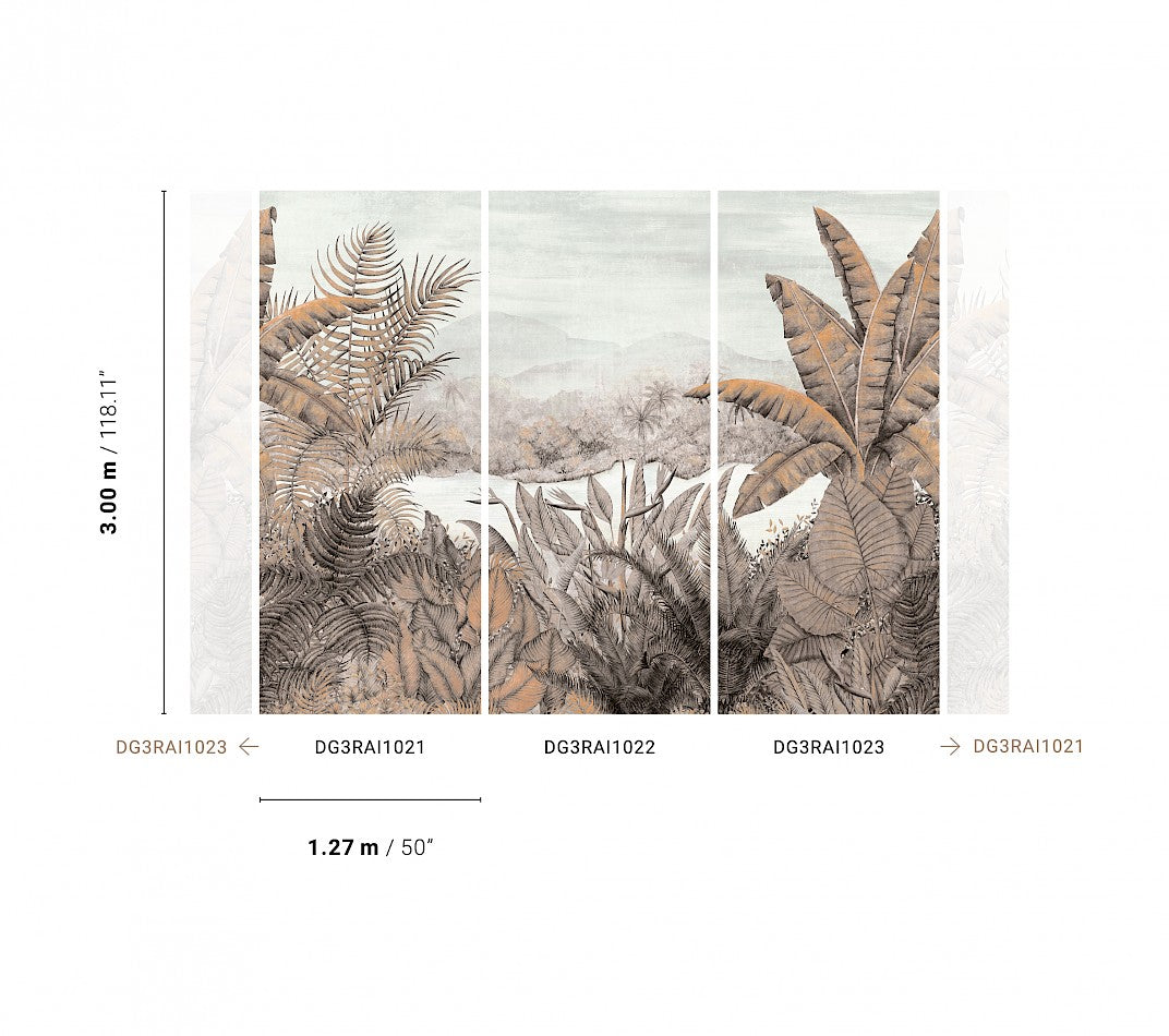 Papel Mural - Rainforest Fall - DG3RAI102X