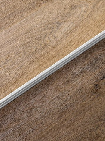 Perfil de Reducción con Rampa Aluminio Cromo Mate 41x7x2000 mm