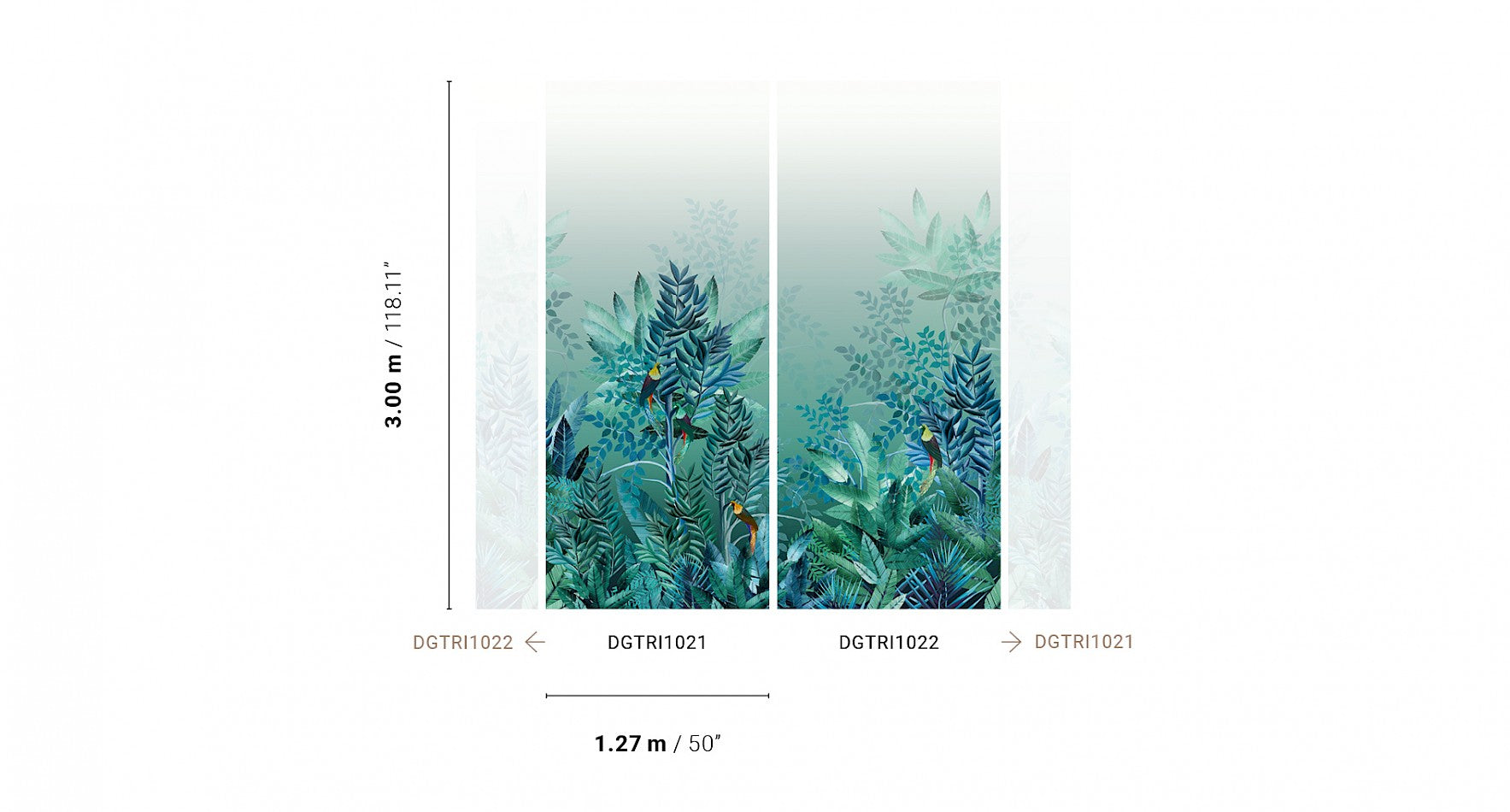 Papel Mural - Tribute - DGTRI 102X