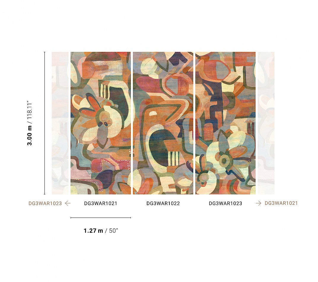 Papel Mural - Warre Brick - DG3WAR102X