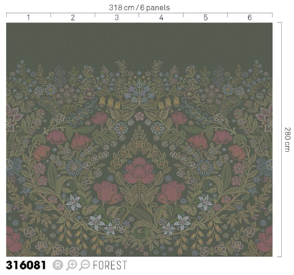 Papel Mural - Posy - 316081