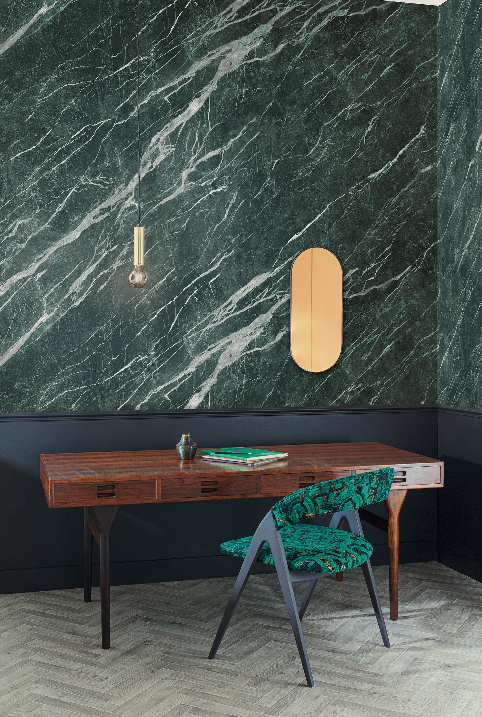 Papel Mural - Marcuina Green - DG3MAR103X