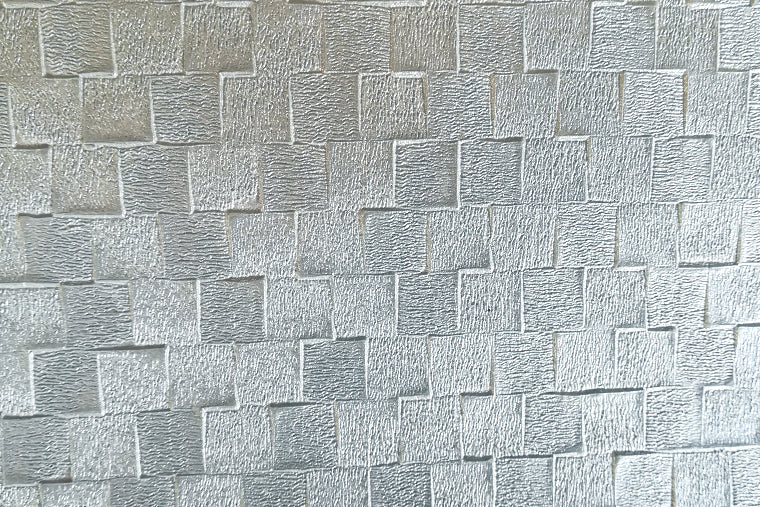 Papel Mural - Square Silver