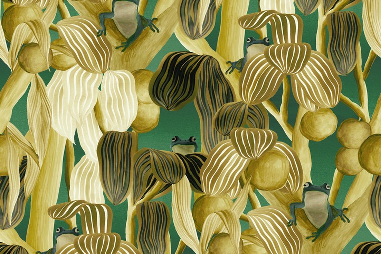Papel Mural - Les Grenouilles De Chavroches - 97510