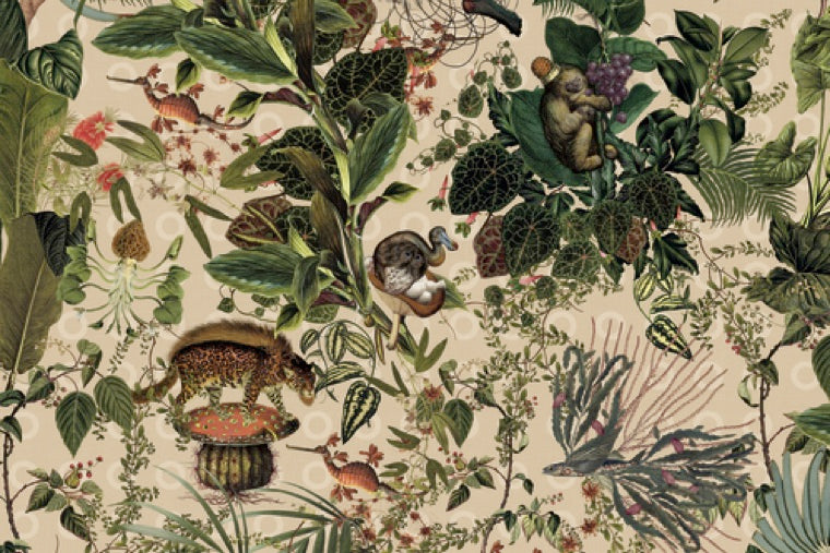Papel Mural - Menagerie of Extinct - MO 2072