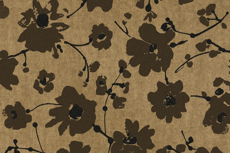 Metal Velvet Flower and Lin - 18001