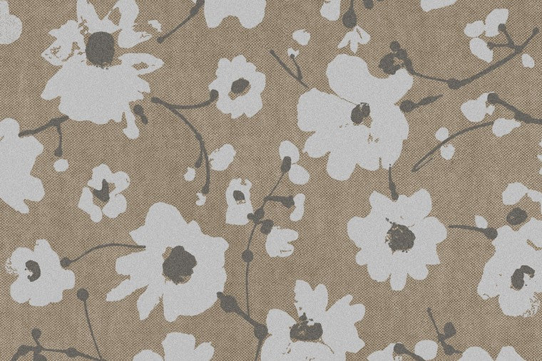 Metal Velvet Flower and Lin - 18006