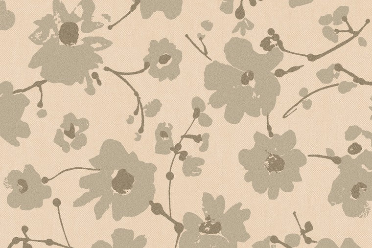 Metal Velvet Flower and Lin - 18010