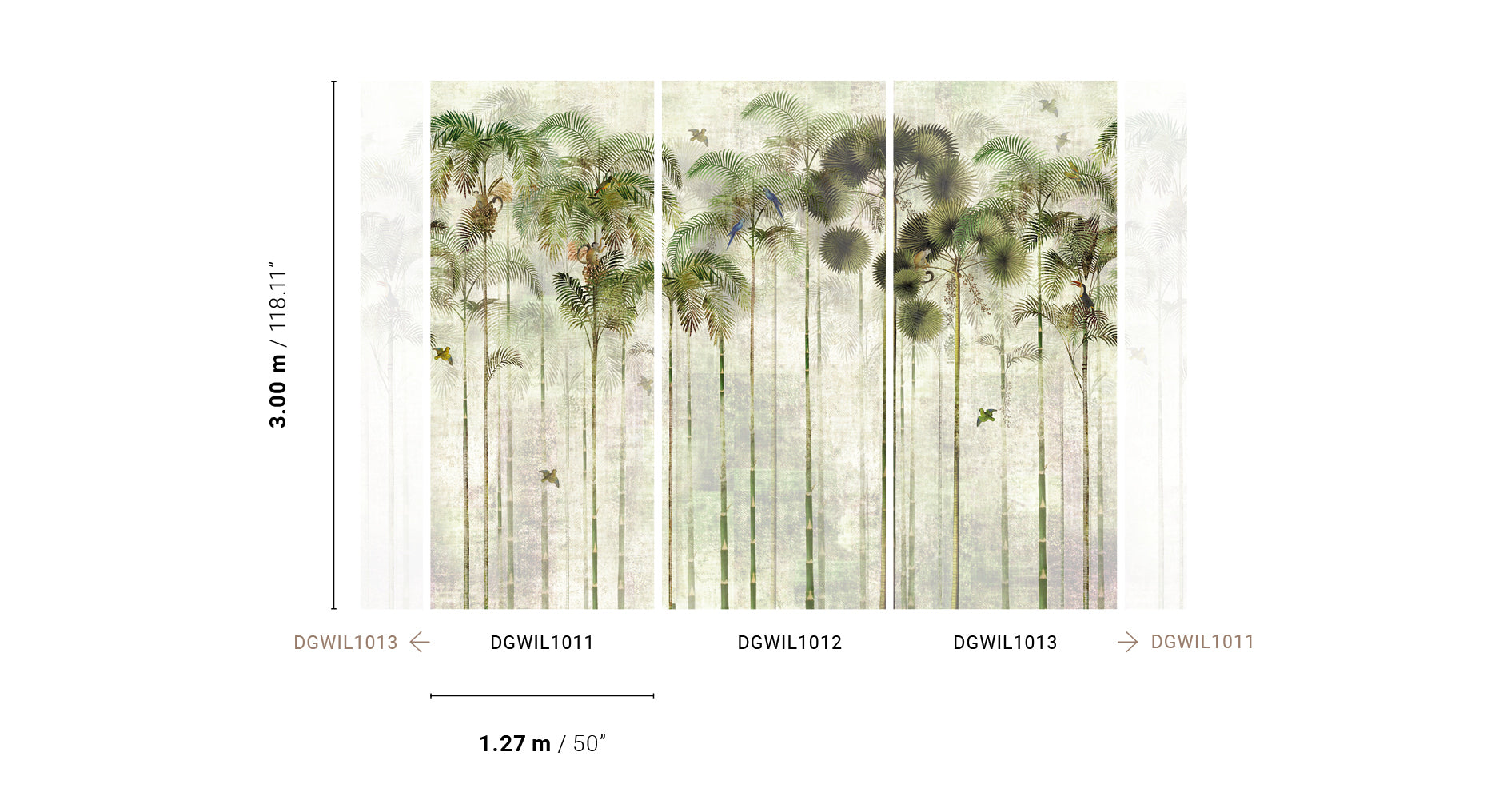 Papel Mural - Jungle - DGWIL 101X