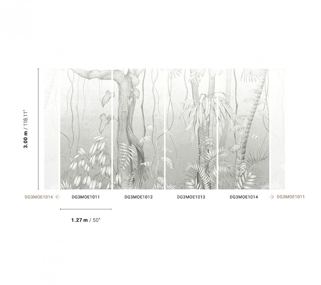 Papel Mural - Moesson Rain - DG3MOE101X