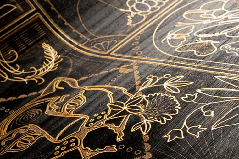 Papel Mural - Golden Tiger - MO4040