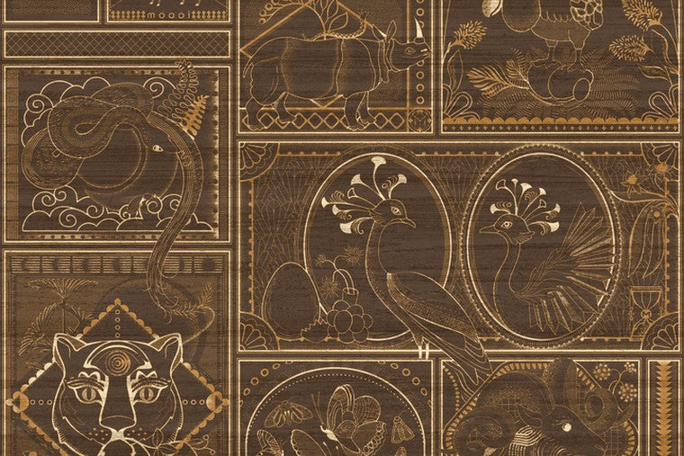 Papel Mural - Golden Tiger - MO4042