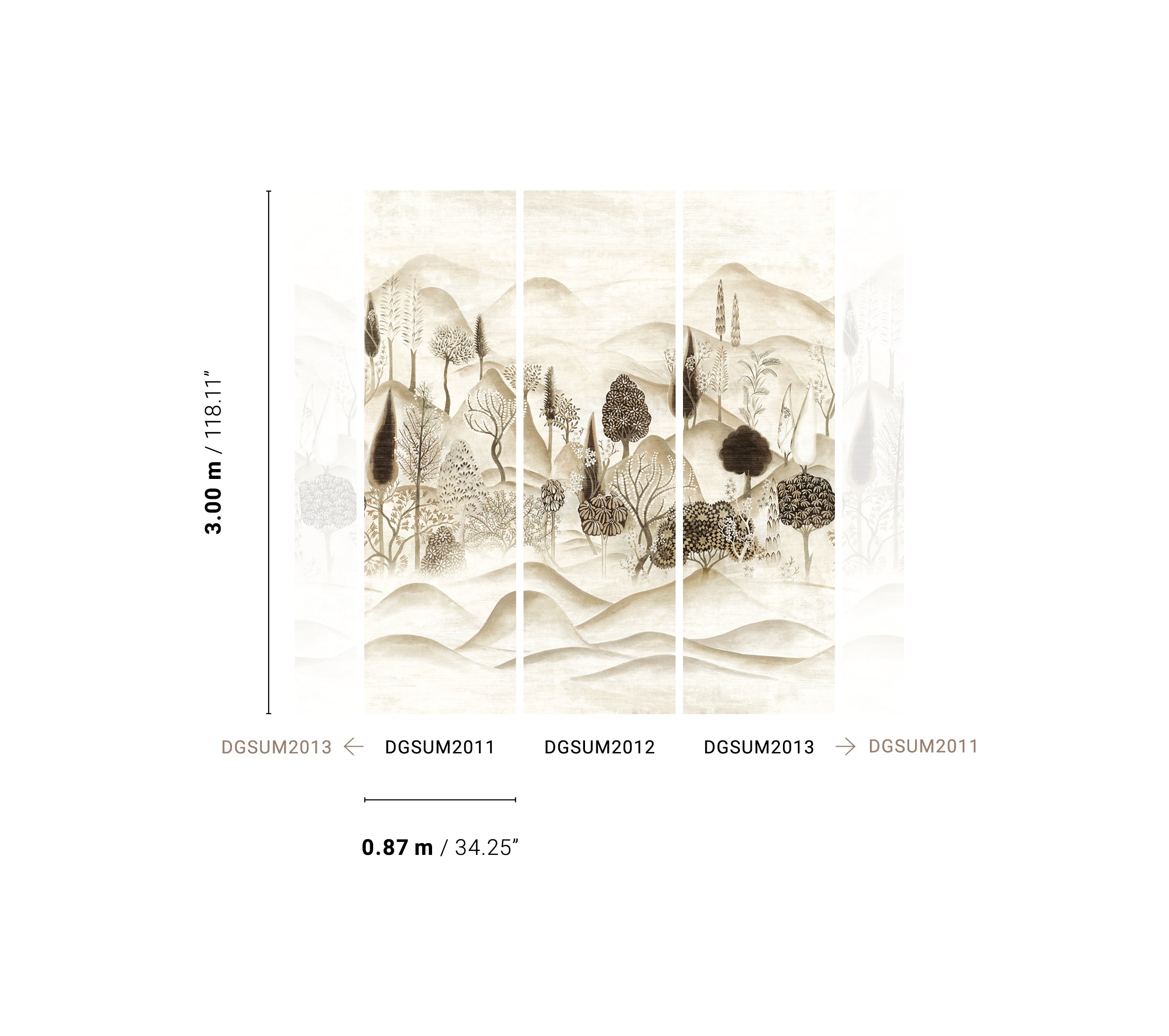 Papel Mural - Munnar - DGSUM201X