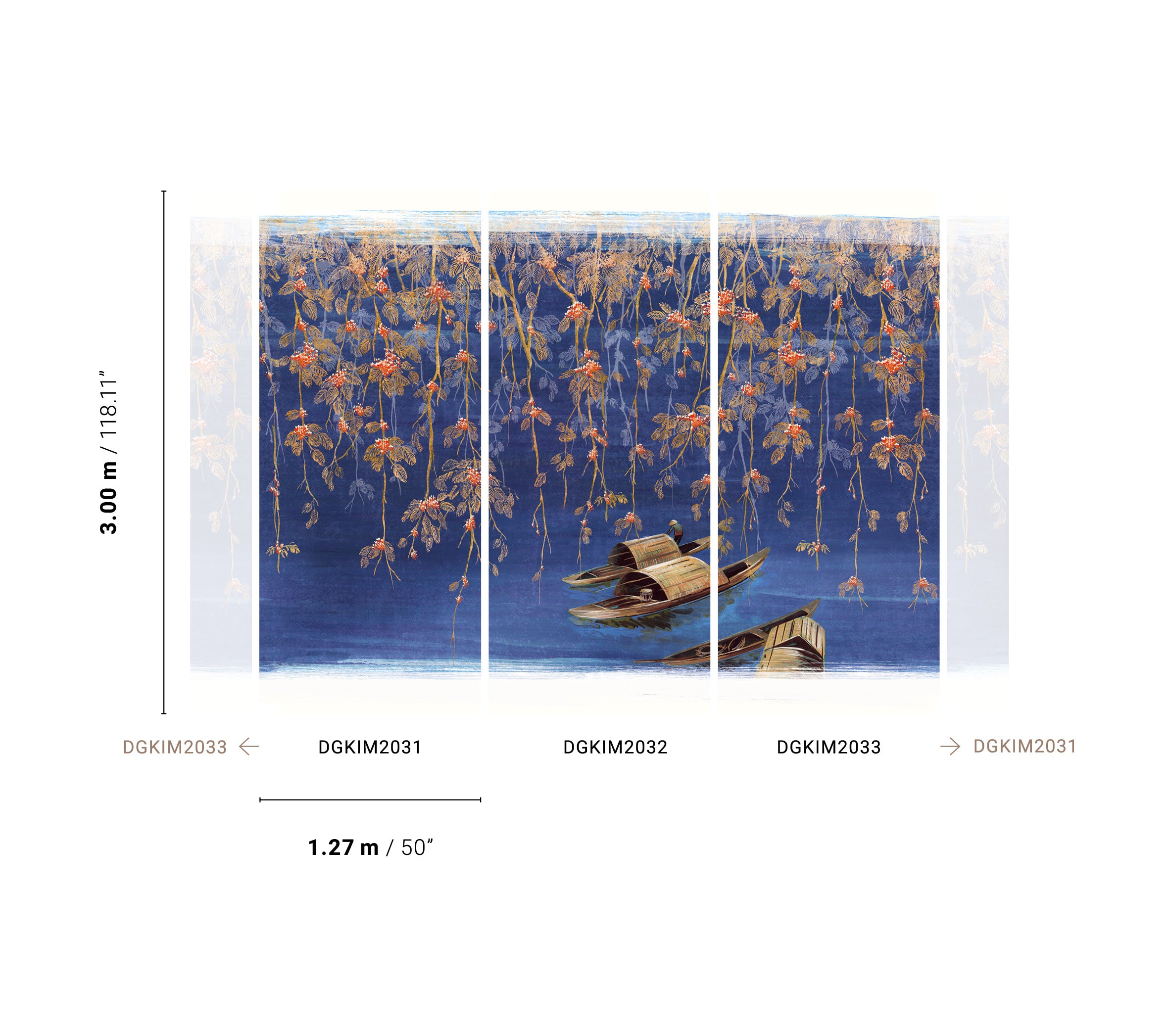 Papel Mural - River - DGKIM 203X