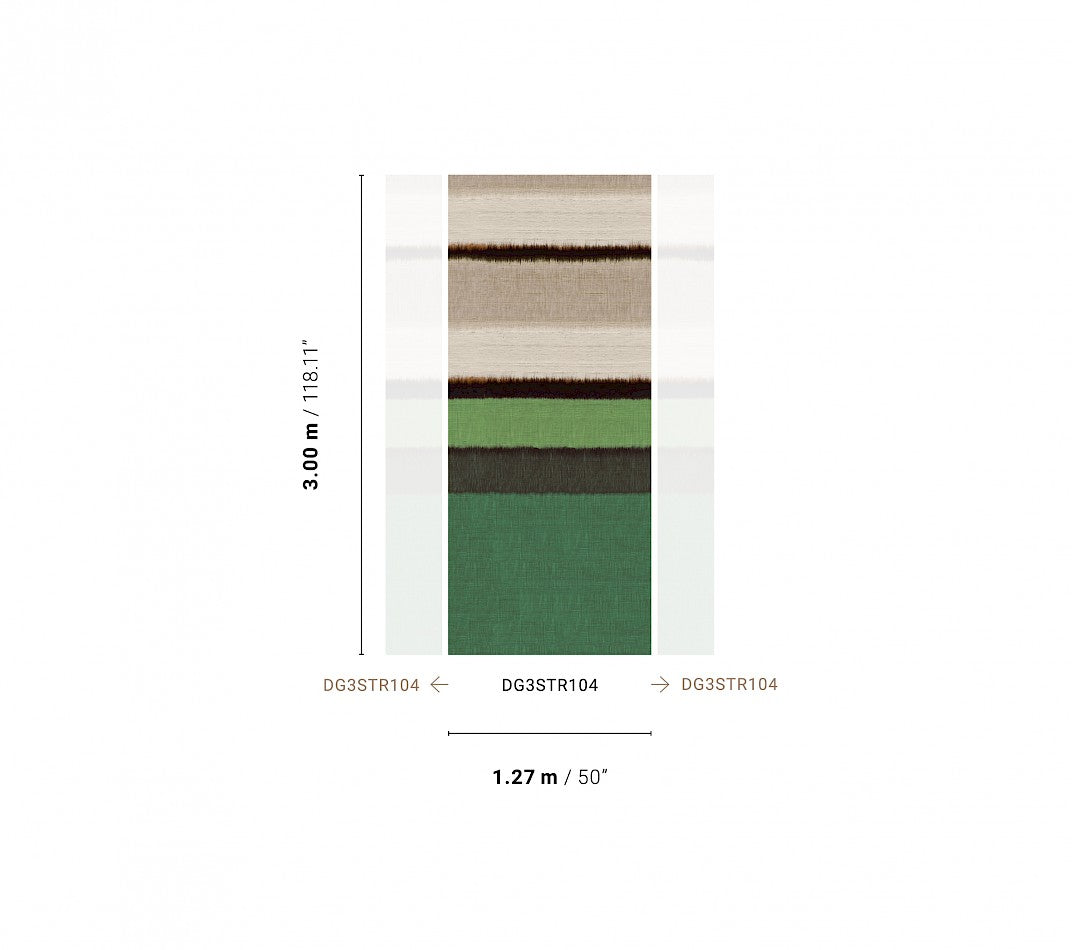 Papel Mural - Stripe Wood - DG3STR104