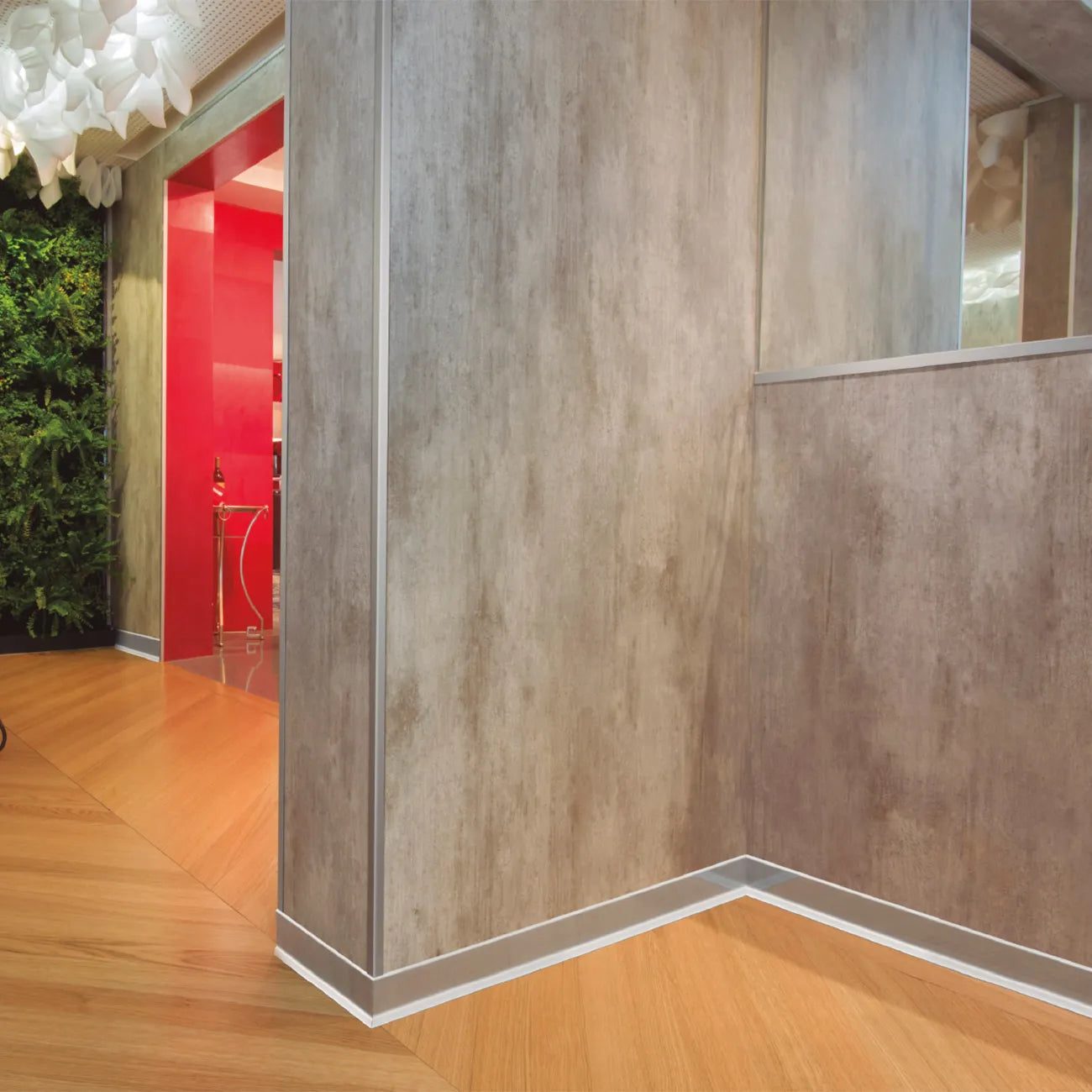 Guardapolvo Slim Cromo Mate 60 x 10 x 2.500 mm