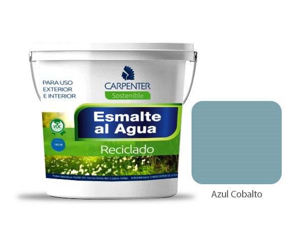 Pintura Reciclada Color Azul Cobalto (Galon)