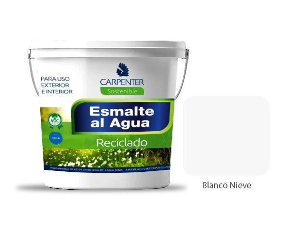 Pintura Reciclada Color Blanco Nieve (Galon)