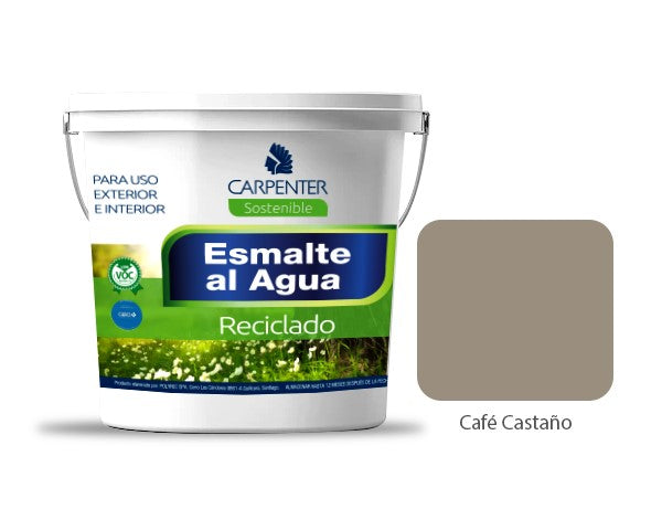 Pintura Reciclada Color Café Castaño (Galon)