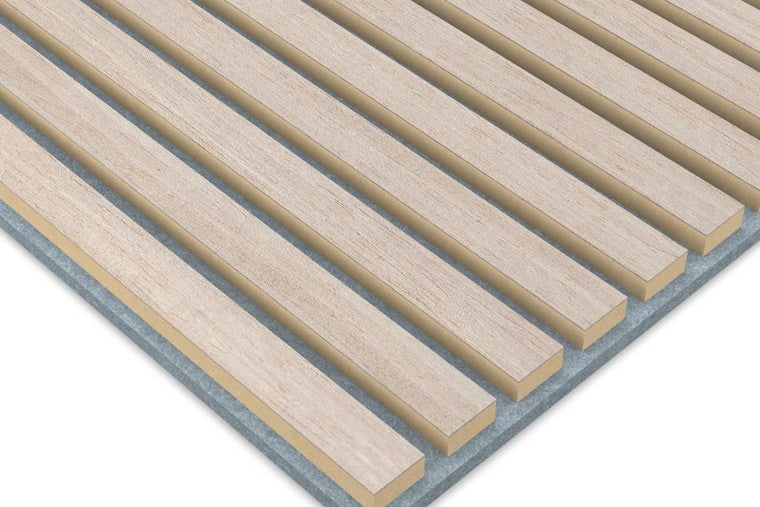 Panel Acustico 60x60 Ceniza / PET Gris