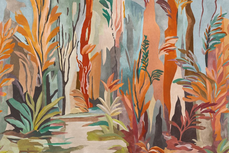 Papel Mural - Taiga Auburn - DGRAY201X-260