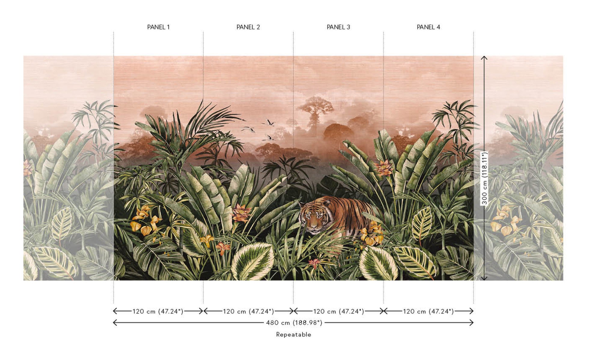 Papel Mural - Silk Road Garden - 72000