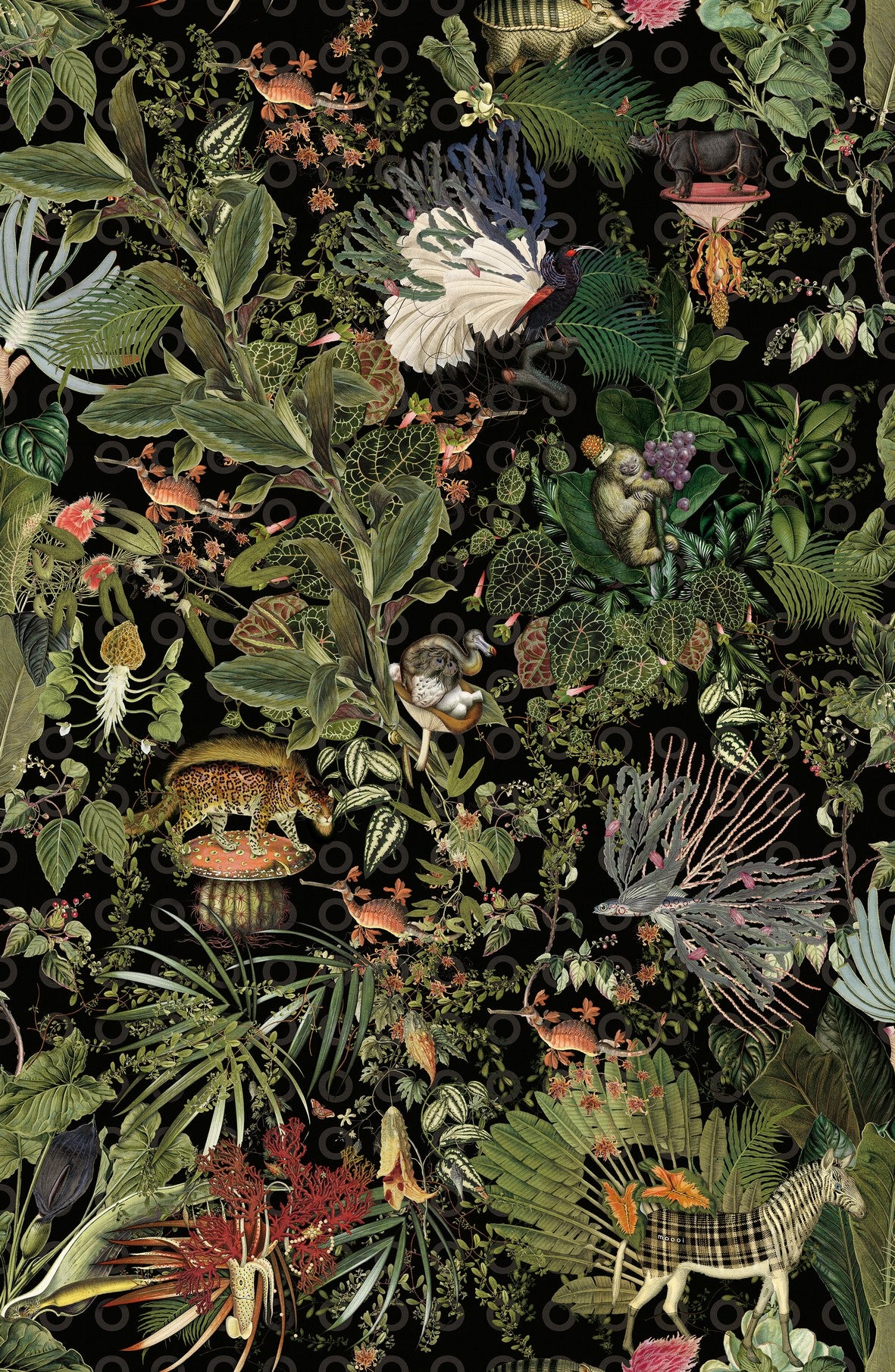 Papel Mural - Menagerie of Extinct - MO 2071