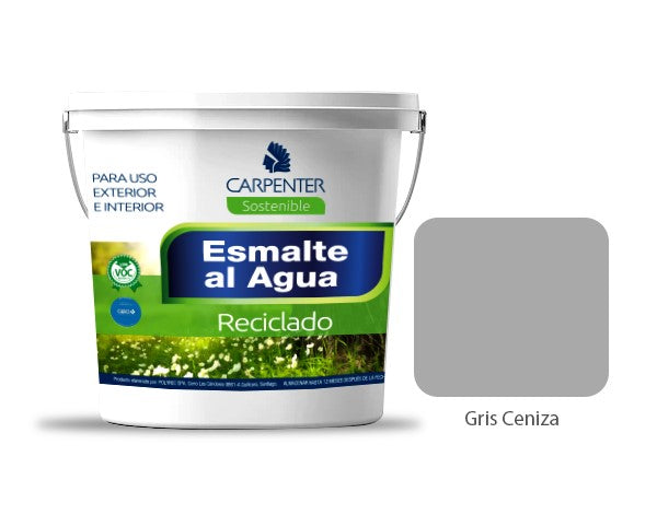 Pintura Reciclada Color Gris Ceniza (Galon)