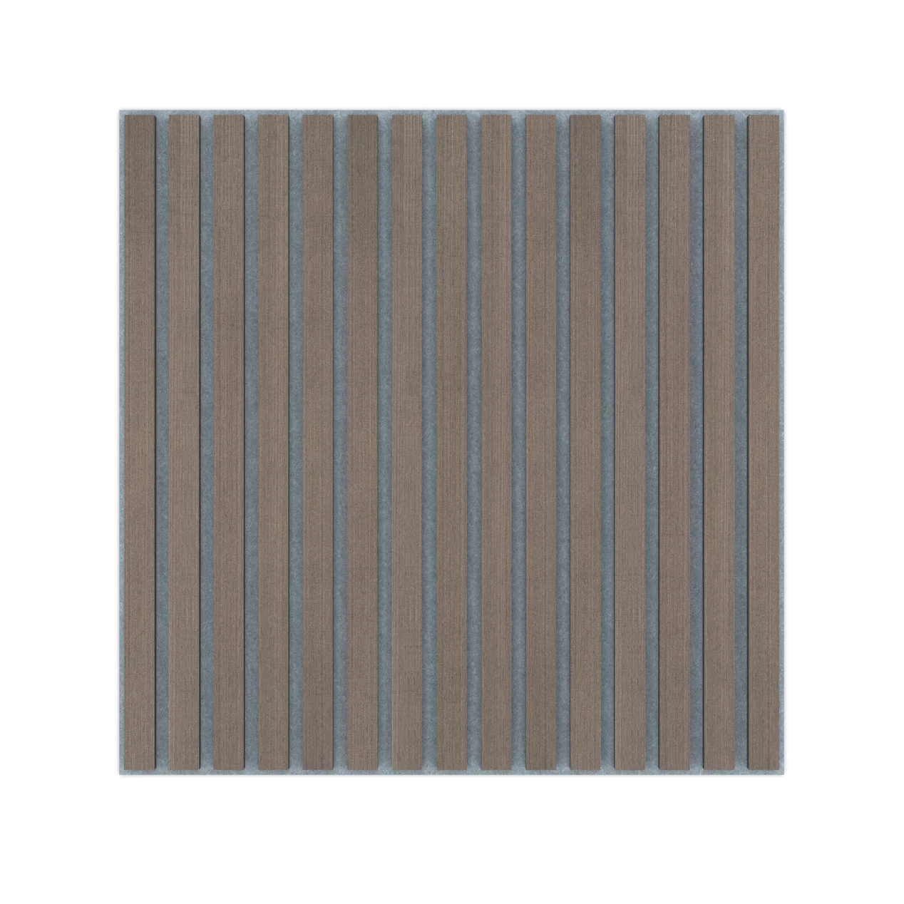 Panel Acustico 60x60 Gris Lineal / PET Gris