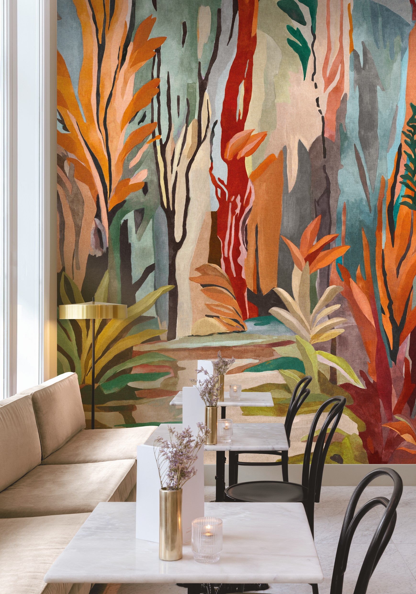 Papel Mural - Taiga Auburn - DGRAY201X-260