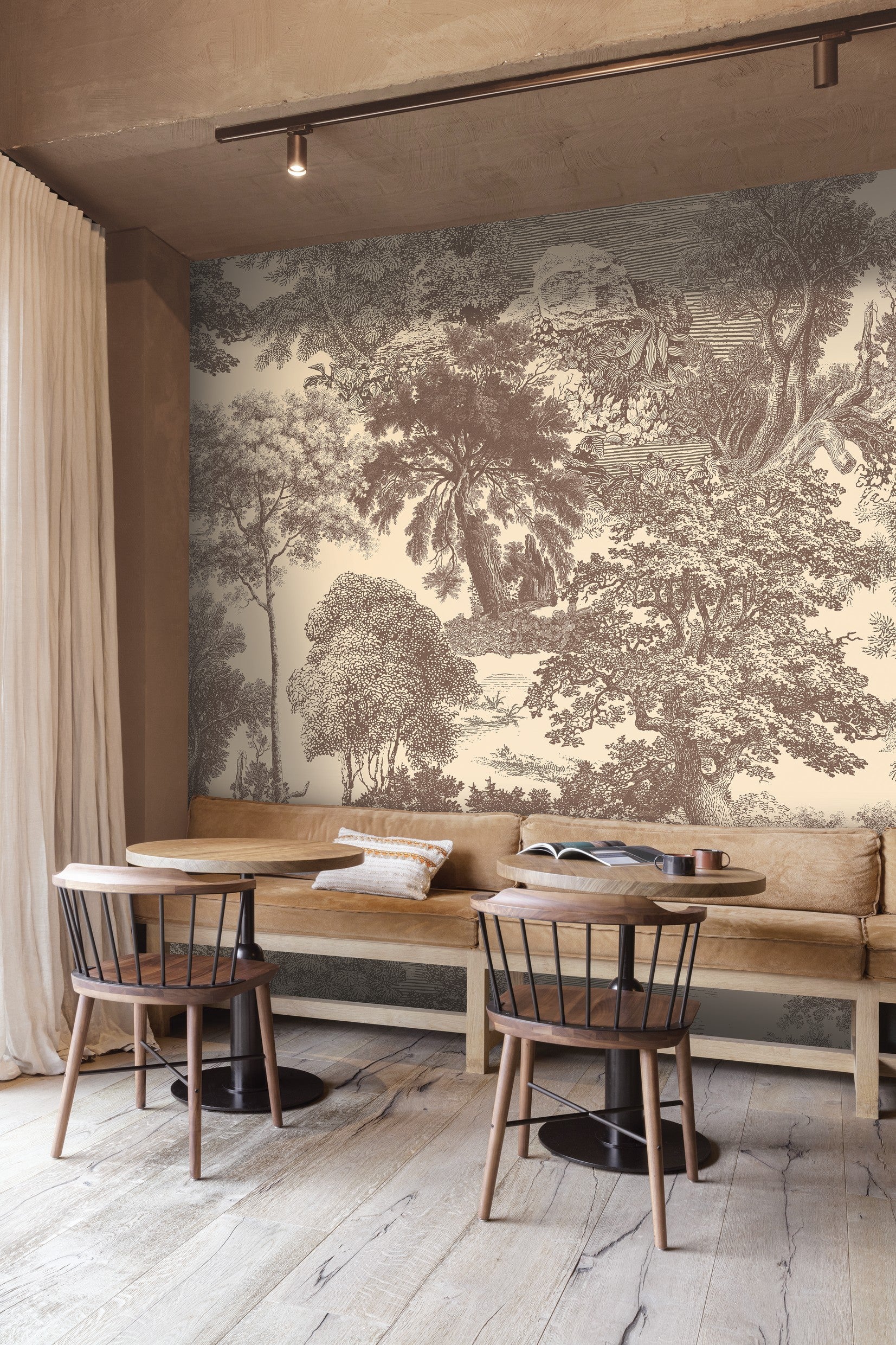 Papel Mural - Salcey Taupe - DGSAL104X