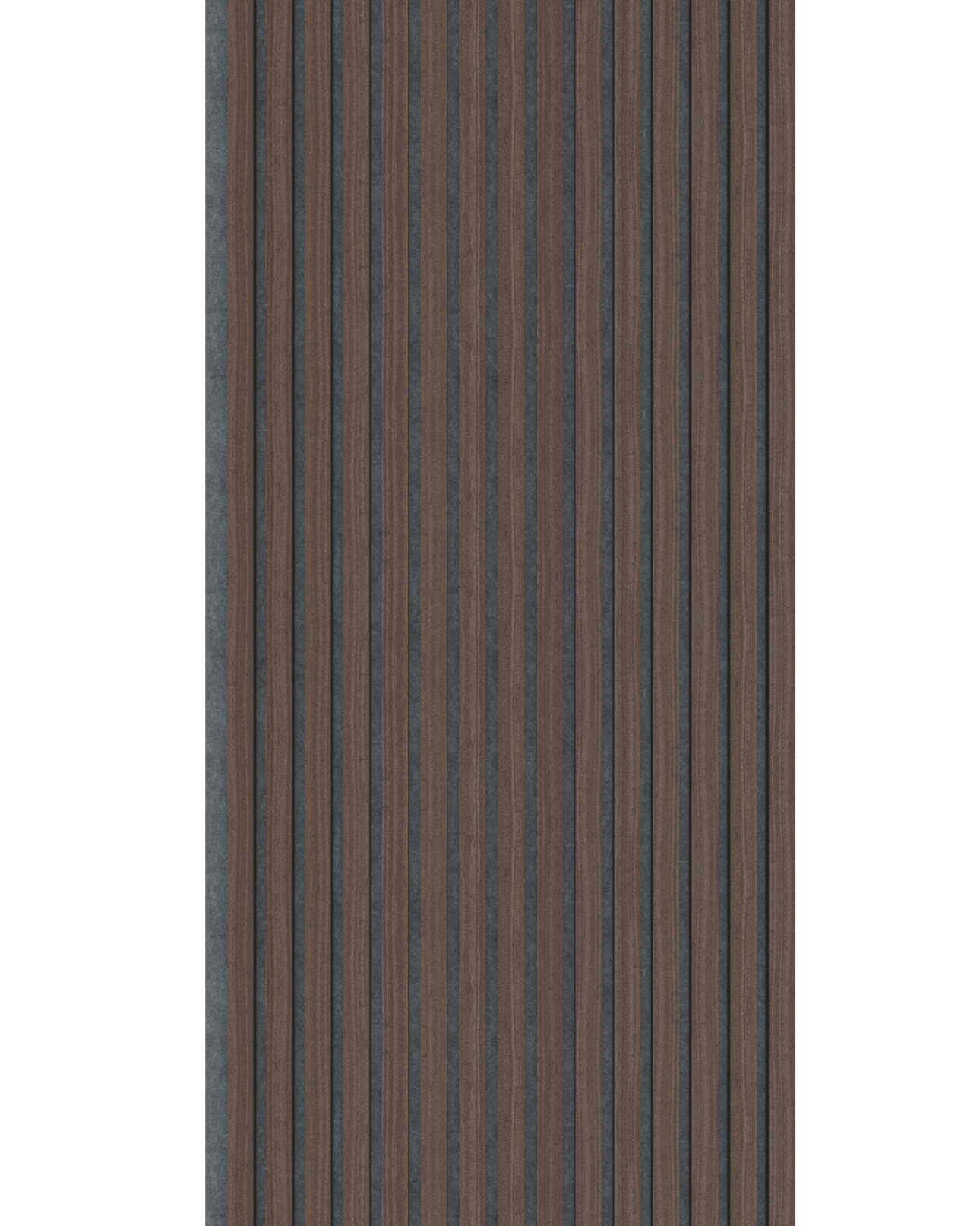 Panel Acustico Wenge / PET Gris