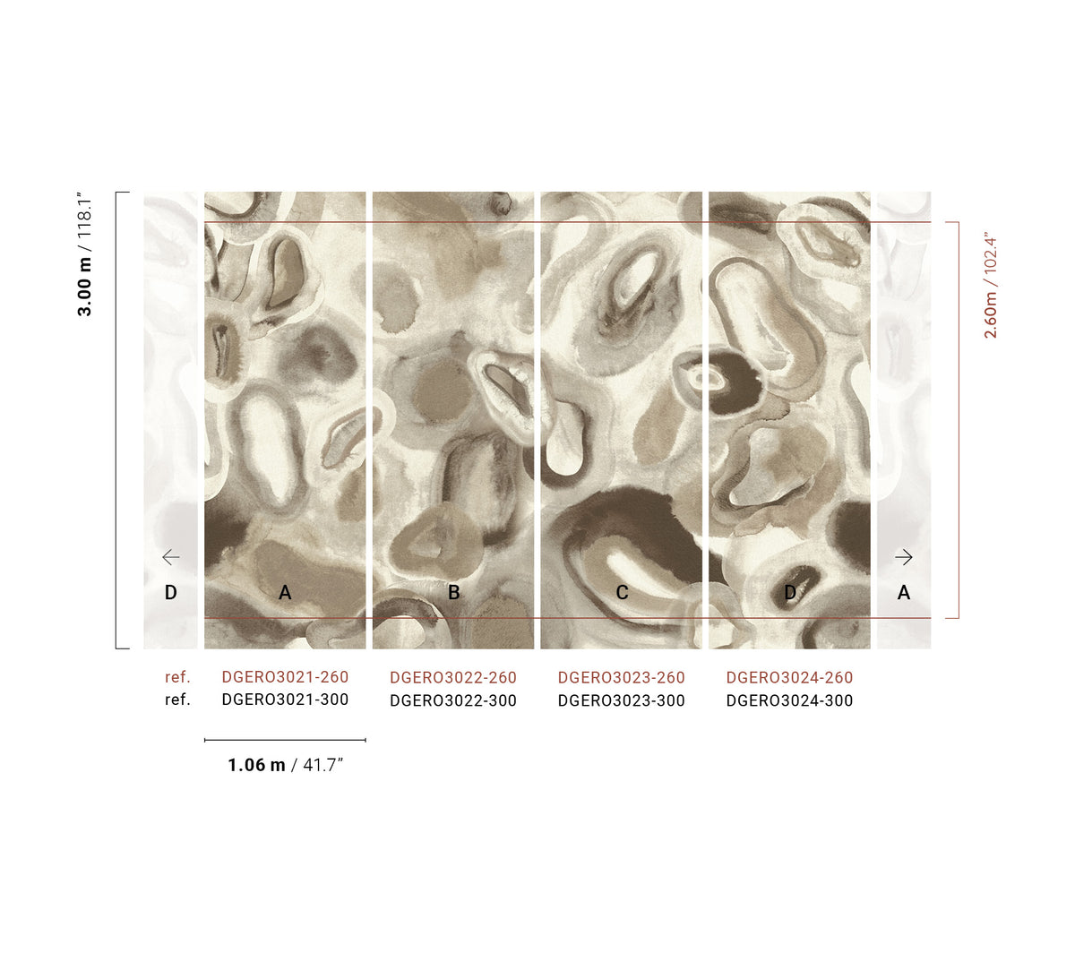 Papel Mural - Acharius Sand - DGERO302X-260