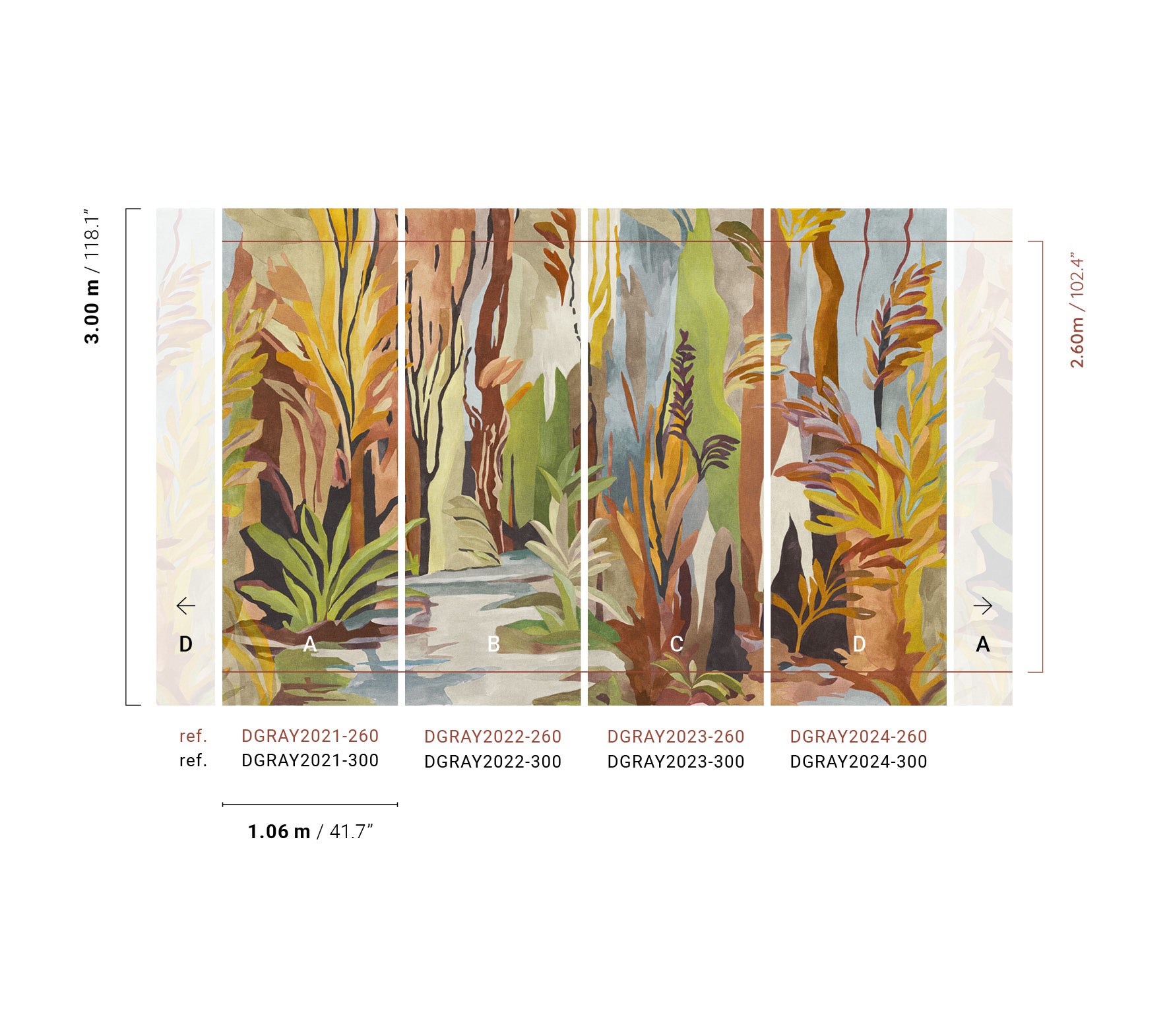 Papel Mural - Taiga Linen - DGRAY202X-260