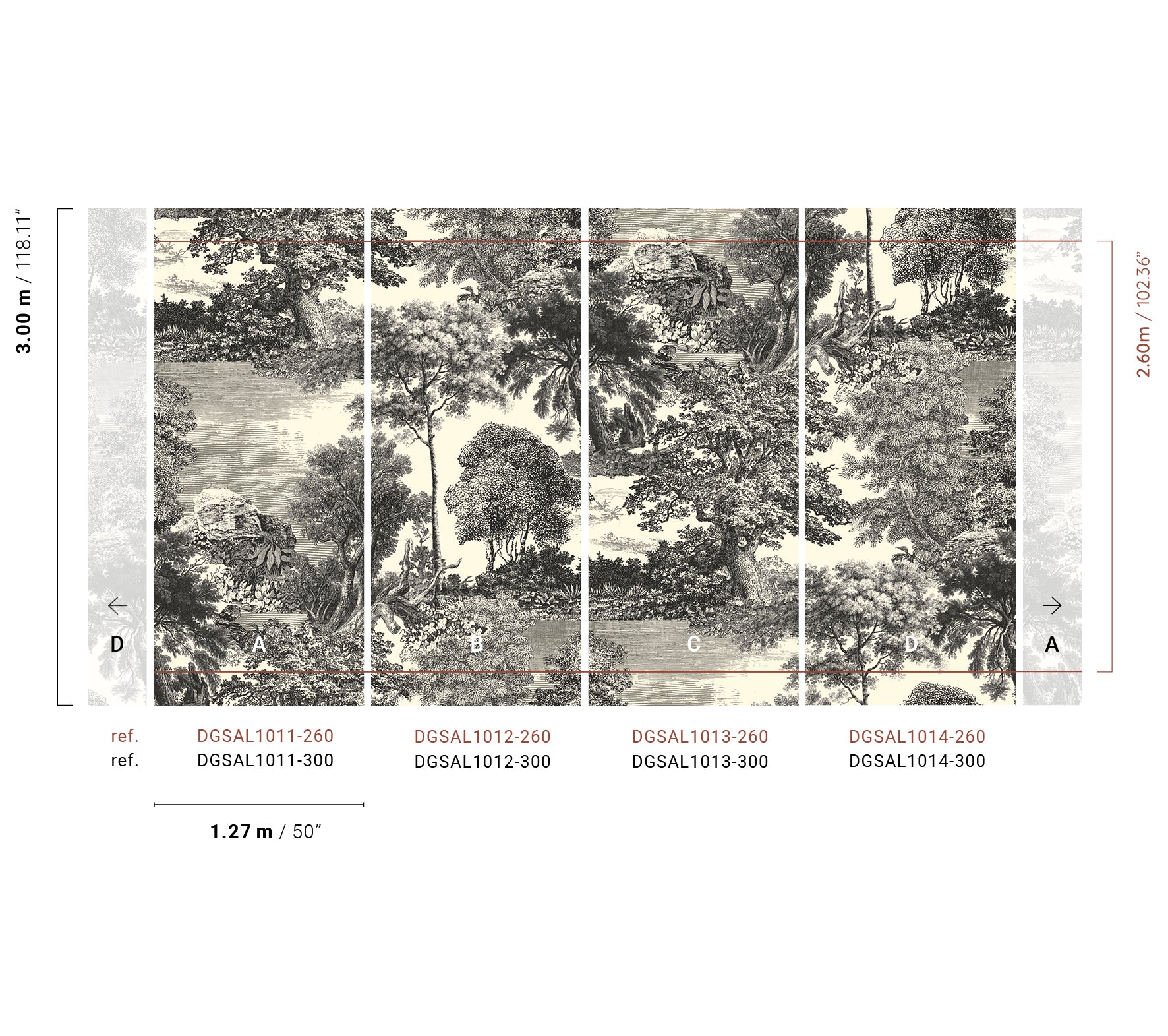 Papel Mural - Salcey Forest - DGSAL101X