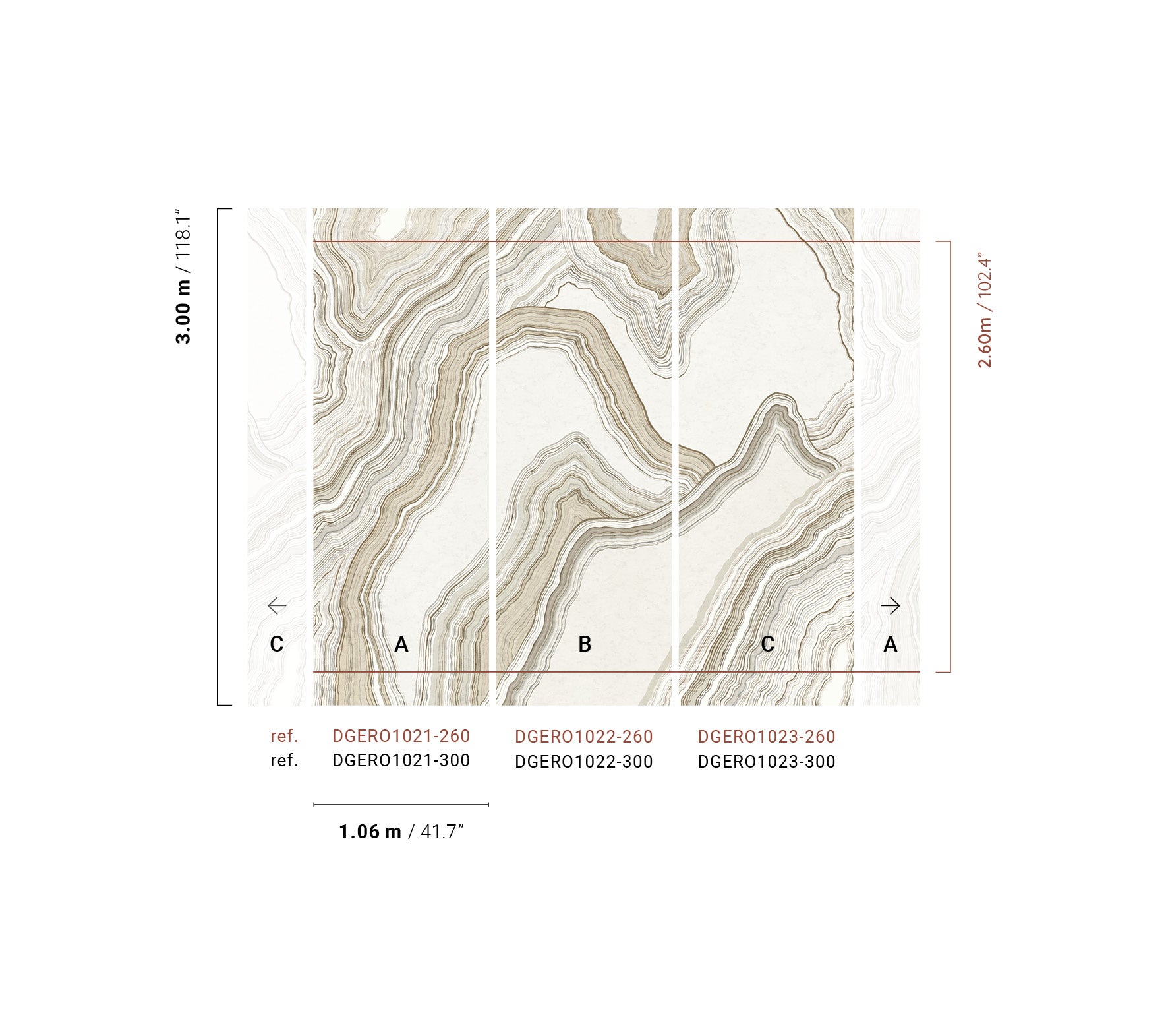 Papel Mural - Dirillo Sand - DGERO102X-260